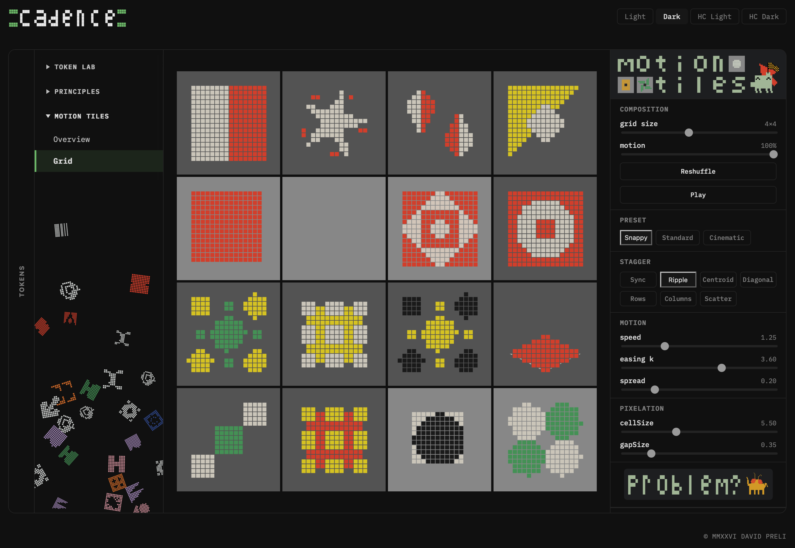 Motion Tiles: the pooled tile mosaic.